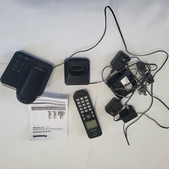 Panasonic Cordless Telephone with Digital Answering Machine Model KX-TG633SK - Picture 2 of 6